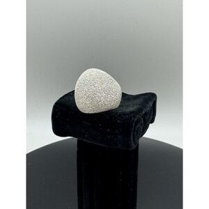 Kabana 925 Sterling Silver Textured Dome Ring Size 5.5